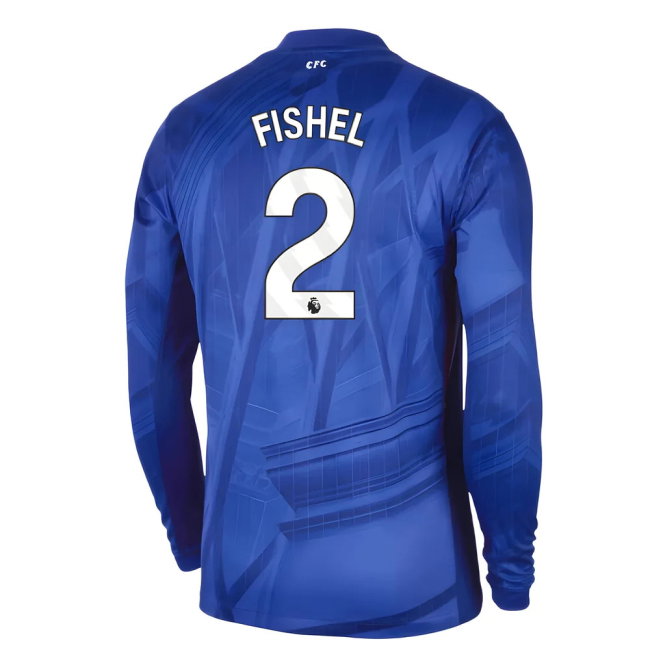2025-2026 Chelsea Home Long Sleeve Shirt (Fishel 2)-SoccerKits Hub | Buy Soccer Jerseys Online